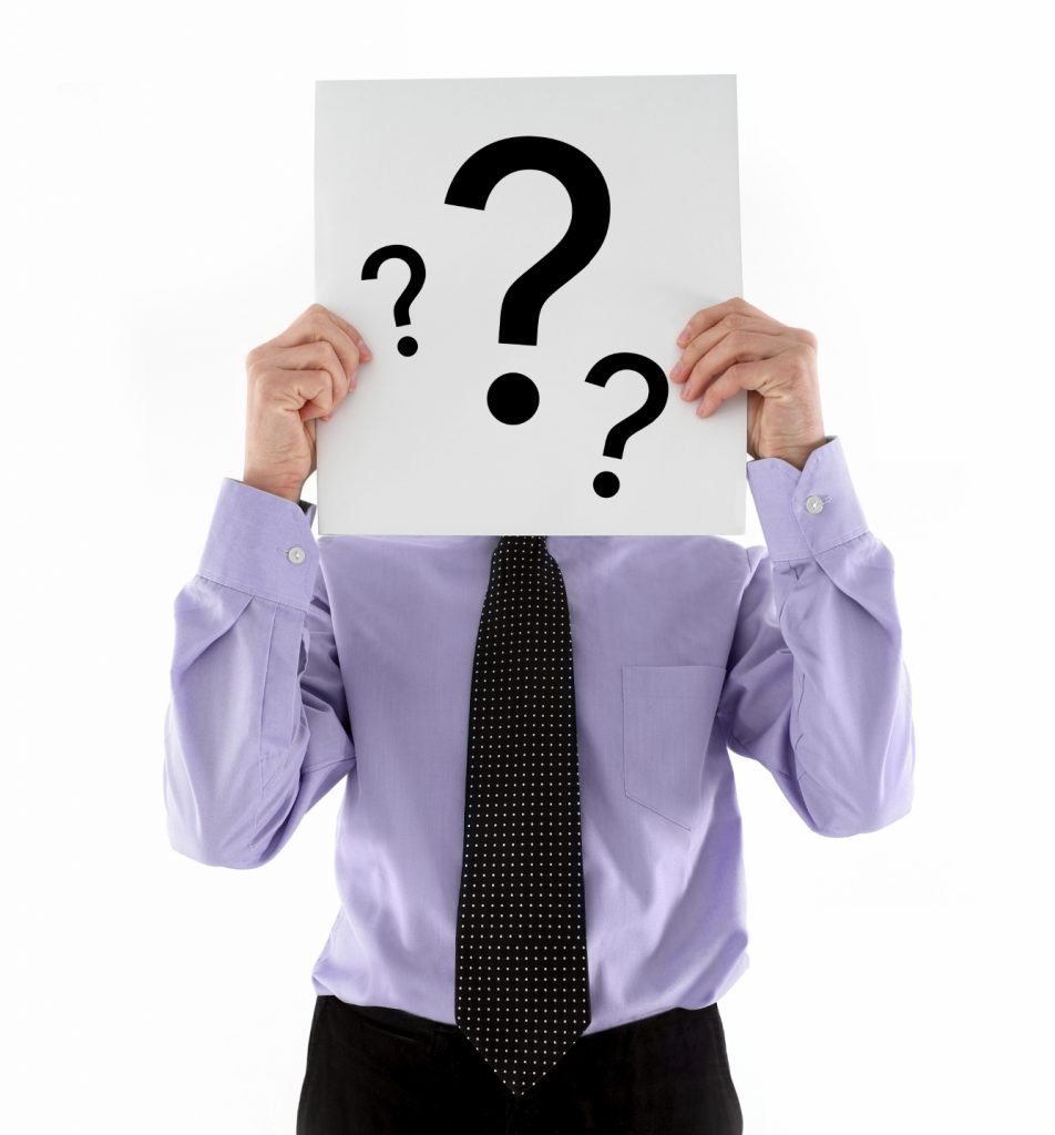 face with question mark